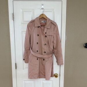 Boden Women's Pink Trench Coat
